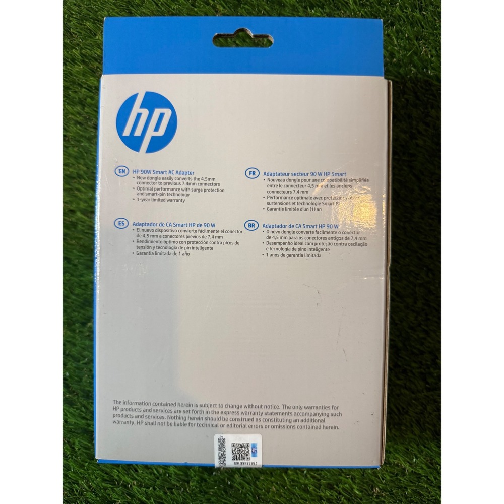 HP 90W Smart AC Adapter Dongle Converter 4.5mm to 7.4mm New‎